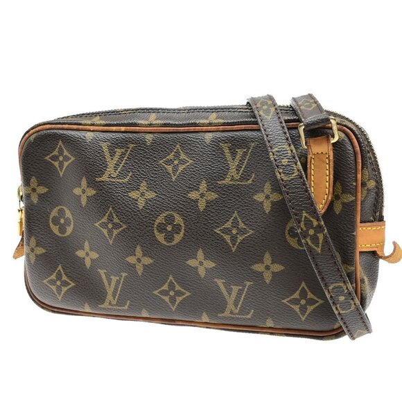 LOUIS VUITTON Marly Bandouliere Shoulder Bag Monogram Leather